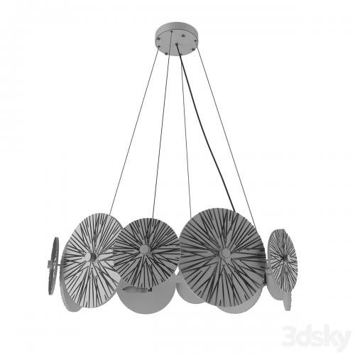 OM Suspended chandelier Indigo Miele 12021/7P Brass