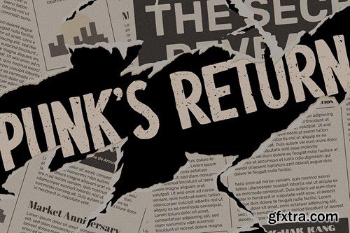 Punk Return - Display Font L2ZXPJE