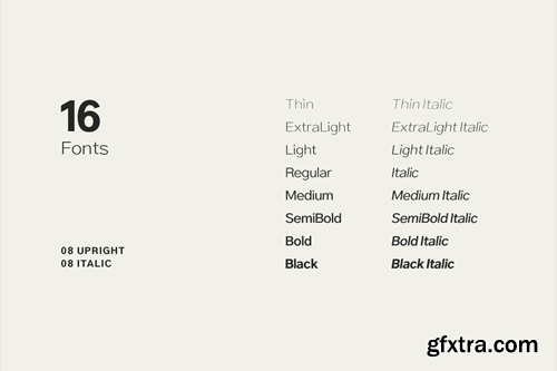 Linear Grotesk - Modern Sans-Serif Font Family WJVVCX9