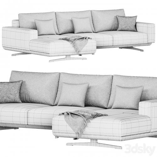 Zillis Corner Sofa By Skdesign