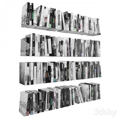Set of books gray - 2-01