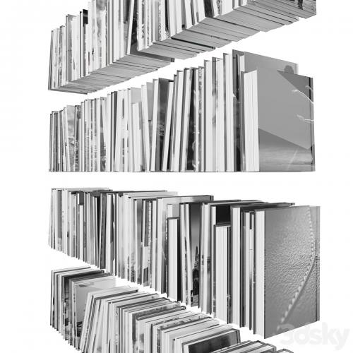 Set of books gray - 2-01