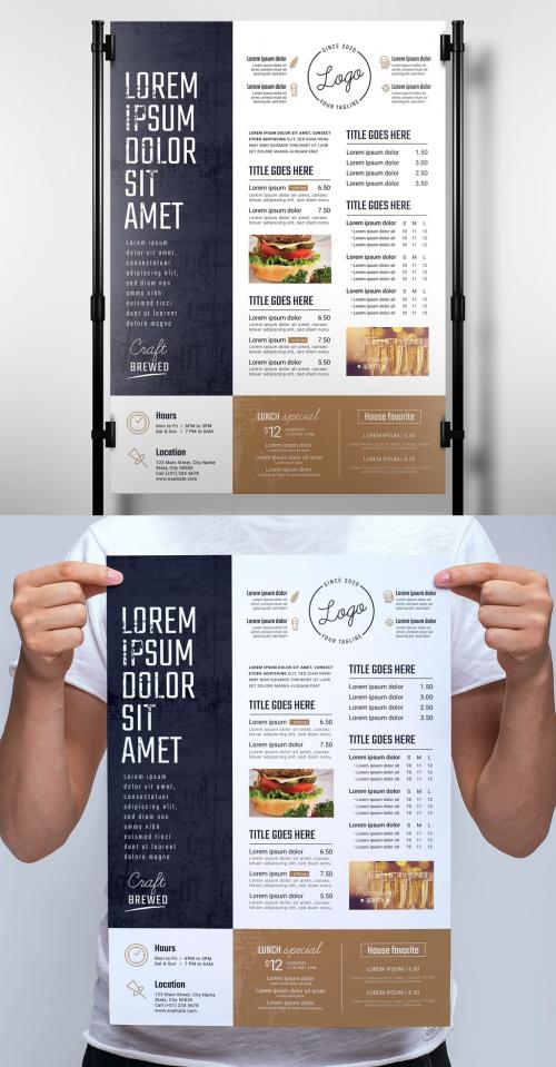 Bar Menu Layout - 331024529