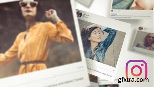 Videohive Instagram Fotos Folding Logo 49642800