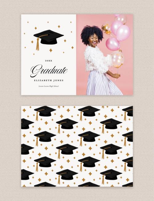 Graduation Photo Card Template Card - 331079780