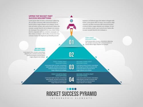 Rocket Success Pyramid Infographic Layout - 331259131