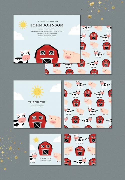 Barnyard Theme Birthday Party Collection - 331290398