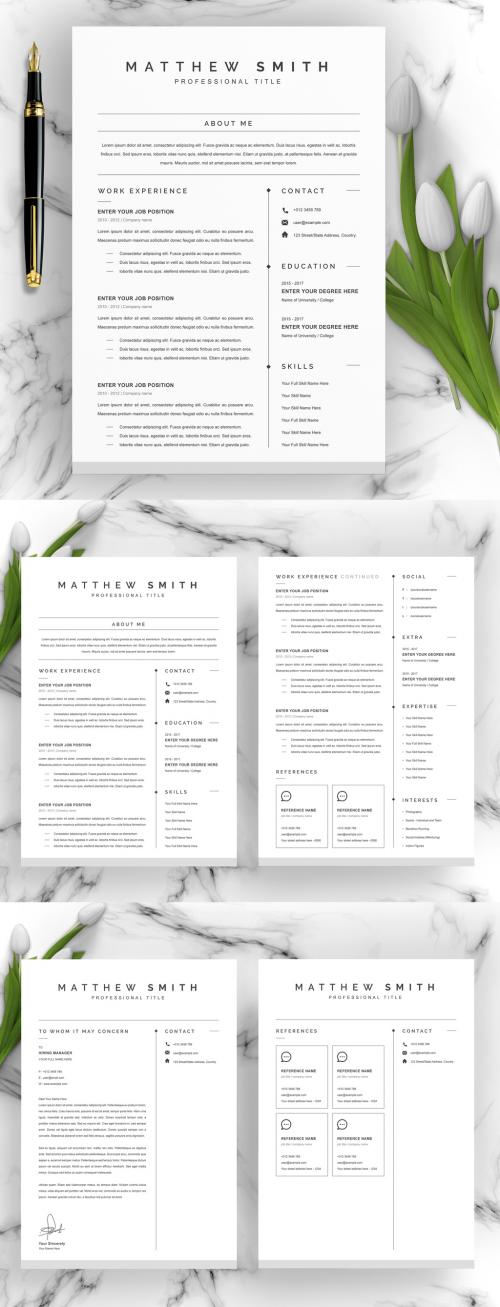 Minimalist Resume Layout - 331295703