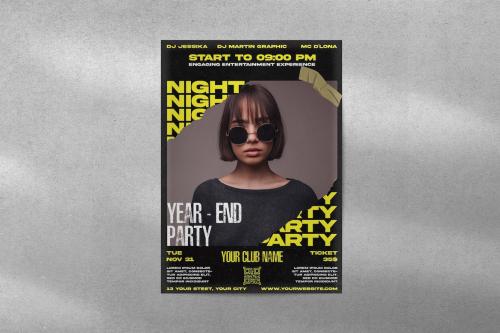 Year End Party Flyer