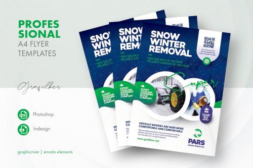 Snow Removal Flyer Templates