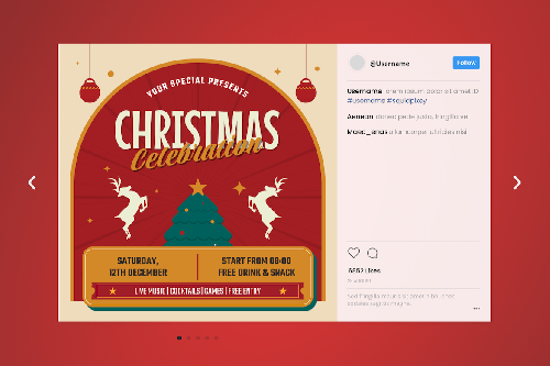 Christmas Celebration Flyer