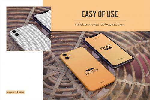 Smartphone Screen Mockup Set