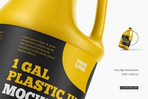 1 Gal Plastic Jug Mockup Set