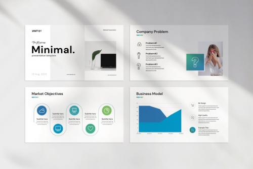 Stylish Minimal PowerPoint Presentation Template