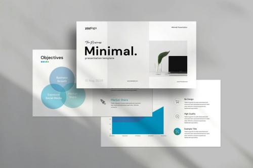 Stylish Minimal PowerPoint Presentation Template