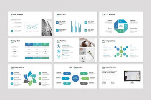 Stylish Minimal PowerPoint Presentation Template