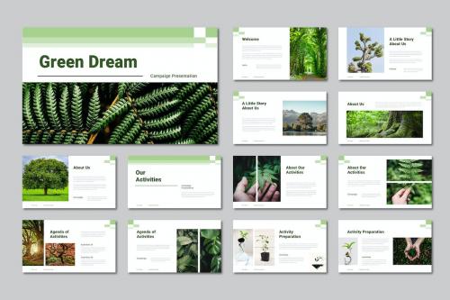 Campaign Presentation Templates - Go Green