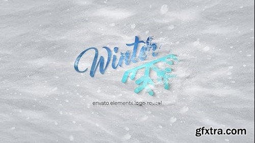 Videohive Snow Logo Reveal 49576398