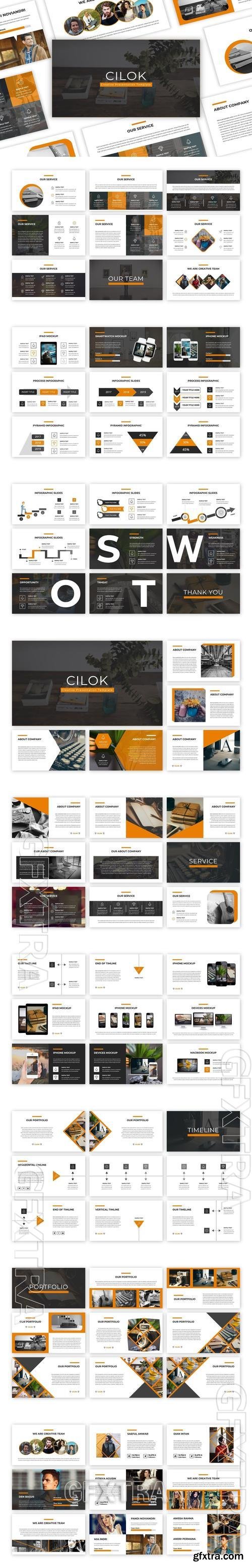 Cilok - Creative PowerPoint Template PNE8F2M