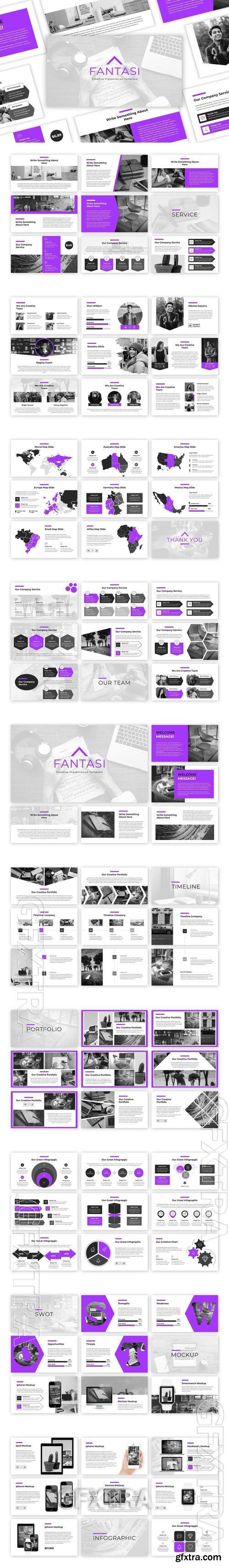 Fantasi - Creative PowerPoint Template PVXVV8B