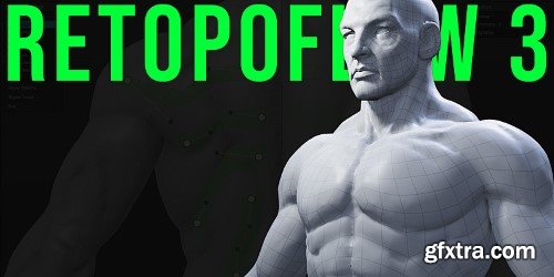 RetopoFlow v3.4.2 - Retopology Toolkit For Blender