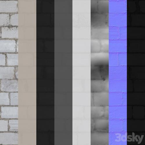 Block wall set 01