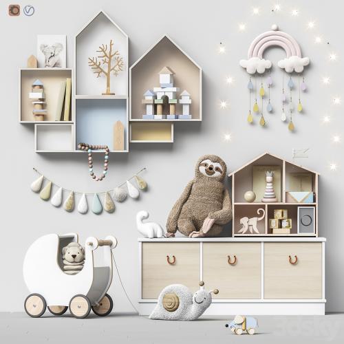 Toys and furniture set 95