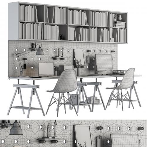 Office Furniture - employee Set 27