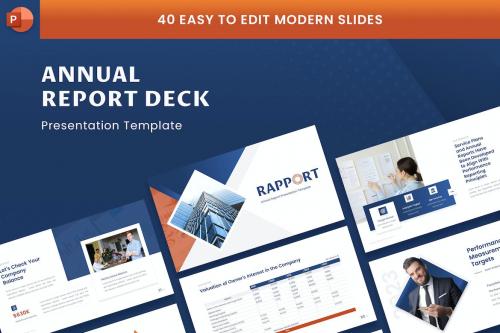 Rapport - Annual Report Deck Presentation Template