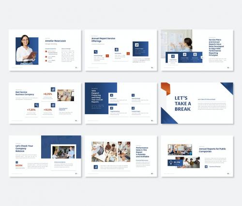 Rapport - Annual Report Deck Presentation Template