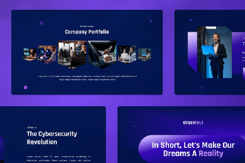 Cyberfolt - Cyber Security PowerPoint Template