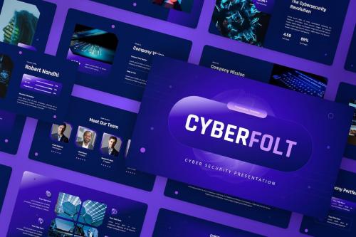 Cyberfolt - Cyber Security PowerPoint Template