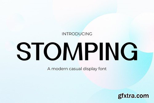 Stomping - Sans Serif Modern Font 3T5F252