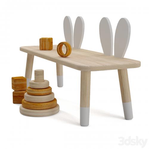 Zara Home Rabbit Kids Bench