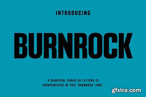 Burnrock-Futuristic font 5G6N76B