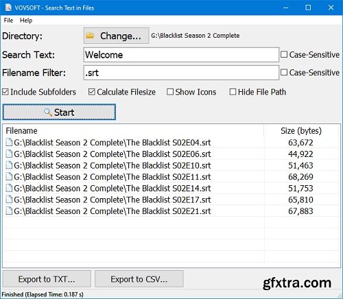 VovSoft Search Text in Files 4.1.0