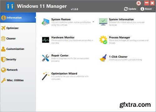 Yamicsoft Windows 11 Manager 1.3.4