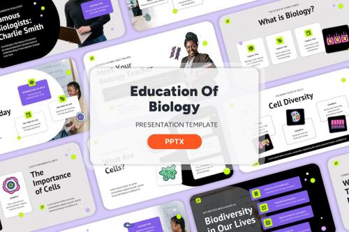 Education of Biology - Powerpoint Templates