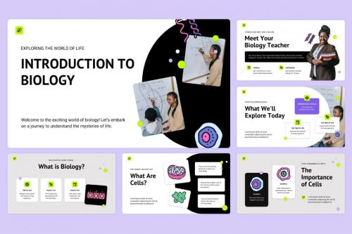 Education of Biology - Powerpoint Templates