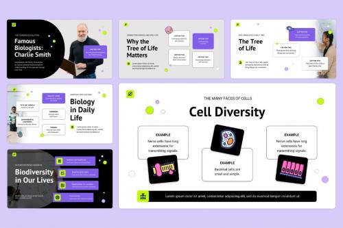 Education of Biology - Powerpoint Templates