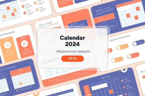 Calendar 2024 - Powerpoint Templates