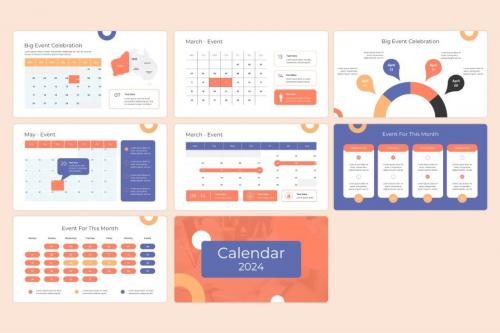 Calendar 2024 - Powerpoint Templates