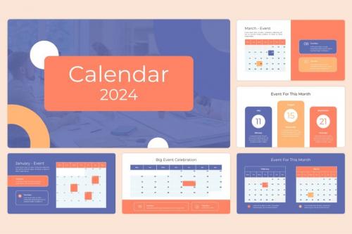 Calendar 2024 - Powerpoint Templates