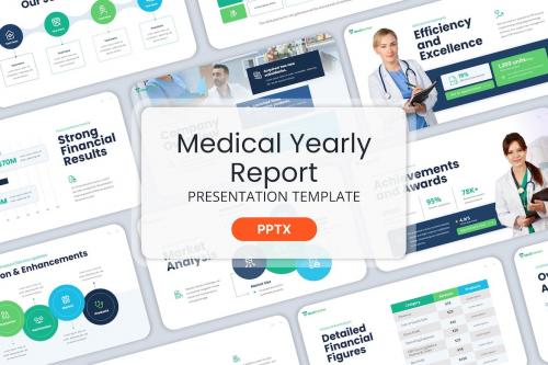 Medical Yearly Report - Powerpoint Templates