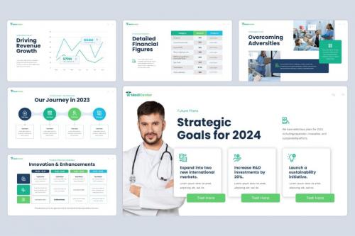 Medical Yearly Report - Powerpoint Templates