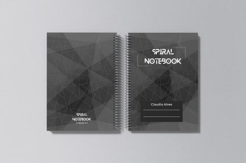 Spiral Notebook Mockup