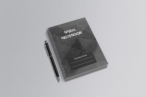 Spiral Notebook Mockup