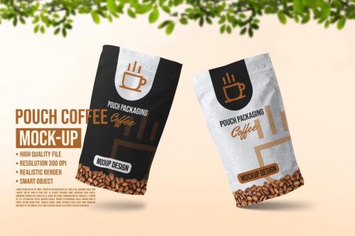 Coffee Pouch Packaging Mockups