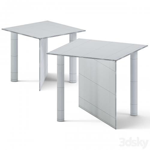 Coffee Tables Square Piatto by Fucina