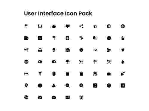 UIHut - User Interface Icon Pack Fill - 16944